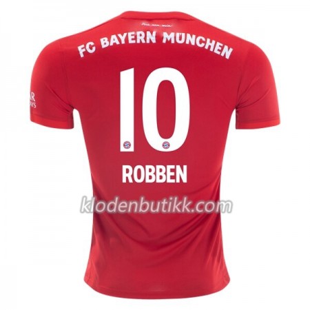 FC Bayern München Arjen Robben 10 Hjemme Fotballdrakt 2019-2020 Kortermet